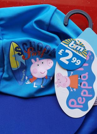 Peppa pig кепка для купання плавання пляжна хлопчикові 2-3-4 м. нова6 фото