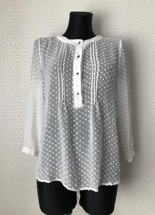 Оригінальна шовкова блуза від mango (mng) , розмір s - м