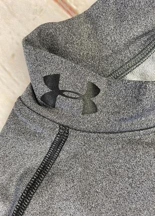 Компрессионная футболка с длинным рукавом лонгслив under armour6 фото