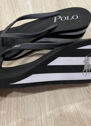 Тапки шлепки сланцы polo оригинал