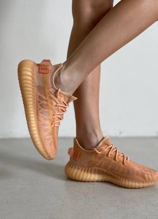 Adidas yeezy boost 350 orange новинка помаранчеві коралові кросівки ізі ооанжевые коралові стильні кросівки адідас ізі3 фото