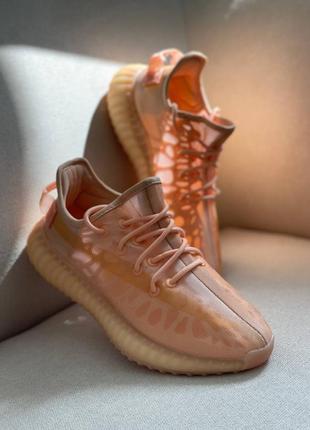 Adidas yeezy boost 350 orange новинка помаранчеві коралові кросівки ізі ооанжевые коралові стильні кросівки адідас ізі1 фото