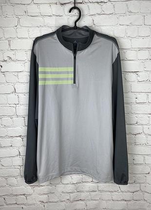 Чоловічий тренувальний лонгслив зипка adidas golf competition 1/4 zip midlayer