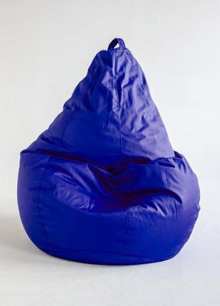 Кресло мешок груша оксфорд синее размер на выбор4 фото