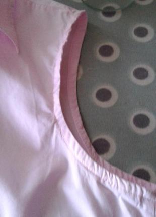 Розовая блузка рубашка короткая топ без рукавов sara women новая зеландия батал5 фото