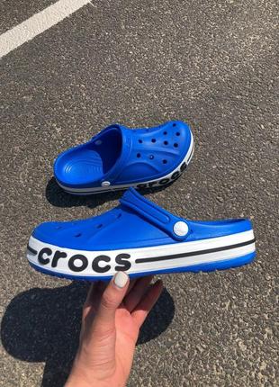 Шлепанцы летние женские крокс, жіночі крокси. crocs blue 💙