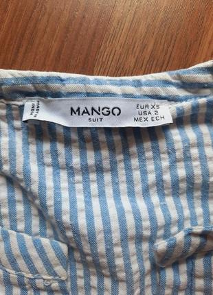 Літня блуза mango з кружевними вставками3 фото