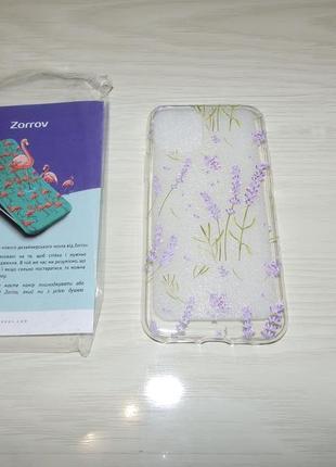 Чехол zorrov для iphone 11 pro лаванда lavender дизайнерские чехлы2 фото