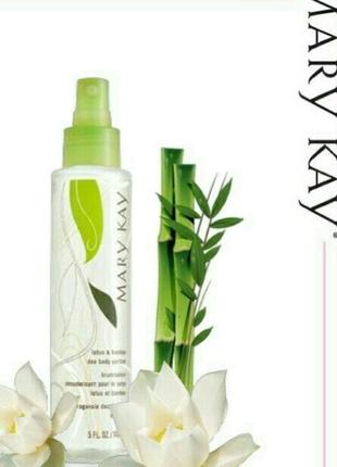 Парфумований спрей  деоколон-спрей для тела  лотос и бамбук от бренда mary kay  mary kay2 фото