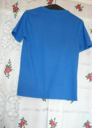 Супер футболка синего цвета tommy hilfiger"р.xl3 фото