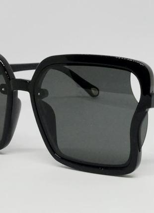 Chloe стильные женские солнцезащитные очки черные поляризированные1 фото