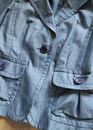 Піджак riley колір джинс фірмовий блейзер3 фото