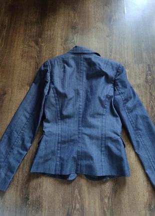 Піджак riley колір джинс фірмовий блейзер6 фото