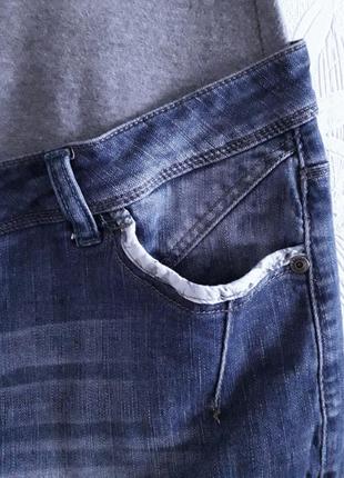 Стрейчевая тонкая джинсовая юбка, 52-54, jessica5 фото