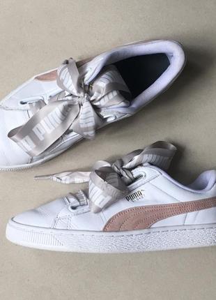 Puma basket heart shop flower