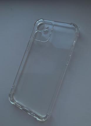 Прозорий чохол на iphone 12 прозрачный чехол2 фото