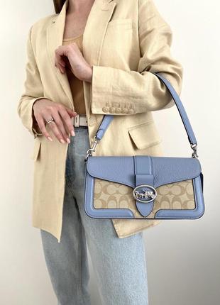 Жіноча сумка coach georgie shoulder bag оригінал жіноча сумочка коуч оригінал подарунок дружині дівчині подарунок дівчині