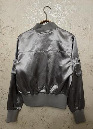 Незвичайна nylon метал розвантаження cargo куртка bershka вітровка бомбер кишені ralph тактична japan парку