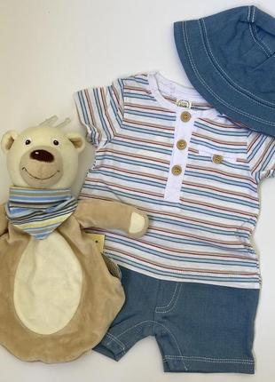 Пісочник і панама + комфортер іграшка сплюшка cool club