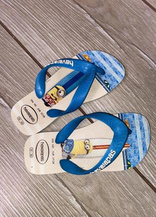 Вьетнамки детские, шлёпанцы детские, дитячі в’єтнамки havaianas 25-26р.