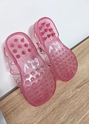 Силиконовые сандали, аквашузы, босоножки для девочки 25р5 фото