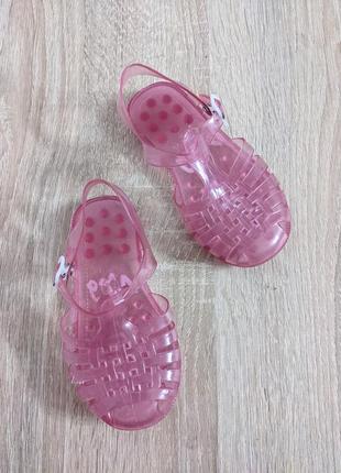 Силиконовые сандали, аквашузы, босоножки для девочки 25р2 фото