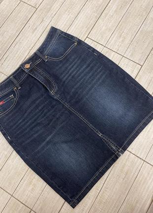 Базова джинсова спідниця, джинсовая юбка1 фото