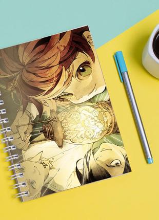 Скетчбук (sketchbook) блокнот для рисования с  the promised neverland - обещанный неверленд 121 фото