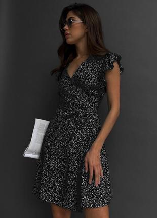 Плаття в горошок на запах