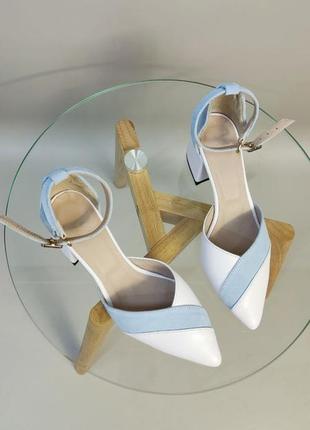 Эксклюзивные туфли из натуральной итальянской кожи6 фото