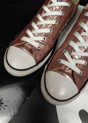 Кеды converse pink gold оригинал3 фото