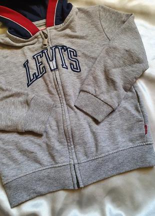 Кофта худи толстовка levis! на 2 года!2 фото