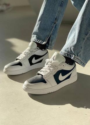 Nike air jordan retro 1 low panda black white трендові кросівки найк джордан чорно білі низкие крутые кроссовки черно белые4 фото