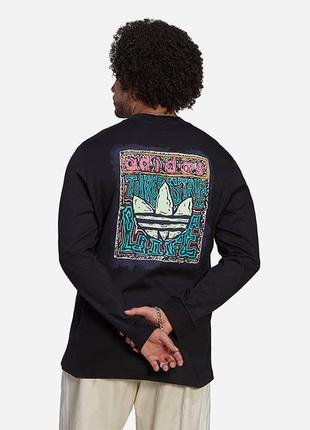 Лонгслив чоловічий adidas originals longsleeve graphic tee 'trend pack'2 фото