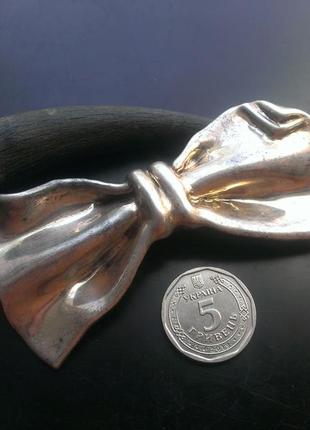 Коллекционная брошь-кулон rachel gera israel, серебряная гальванопластика, 70е7 фото