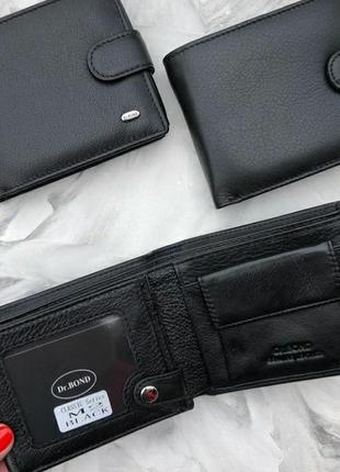 Мужской кожаный кошелек гаманець чоловічий шкіряний кожаное портмоне8 фото