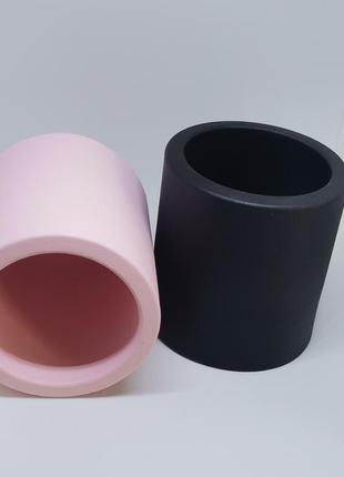 Набір кашпо " pink & black" 6
