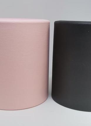 Набір кашпо " pink & black" 3