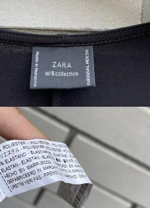 Асимметричное,черно-белое,вечернее платье,zara9 фото