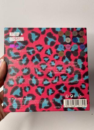 Makeup obsession in the neon jungle eyeshadow palette палетка теней для век