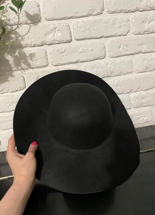 Чёрная флоппи-шляпа prettylittlething3 фото