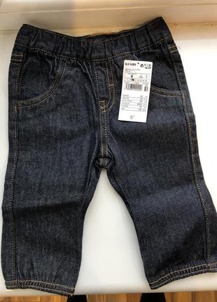 "джинси для хлопчика kiabi tn295 62,68 см темно-синій 67835"2 фото
