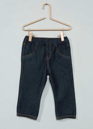 "джинси для хлопчика kiabi tn295 62,68 см темно-синій 67835"1 фото