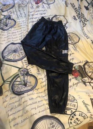 Джогери з еко шкіри