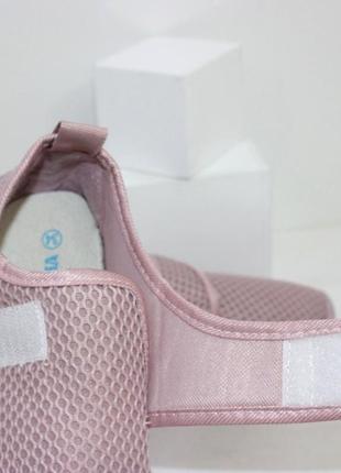 Кросівки для дівчаток текстильні літні.5 фото