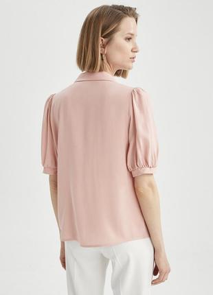 Сорочка defacto блідо-рожевого кольору2 фото