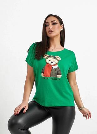 Футболка ведмедик
