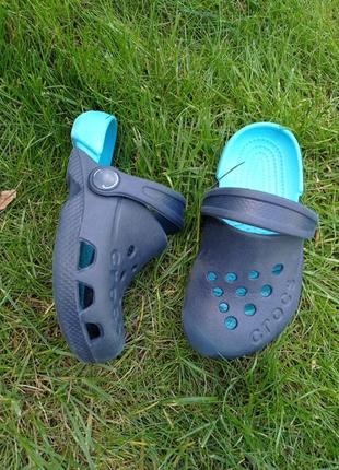 Аквашузи крокси сабо  шльопанці crocs c8 / розм.25(15,5см) оригінал1 фото