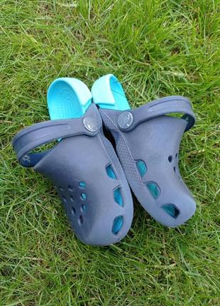 Аквашузи крокси сабо  шльопанці crocs c8 / розм.25(15,5см) оригінал3 фото