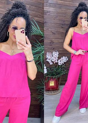 Костюм комплект майка+брюки летний